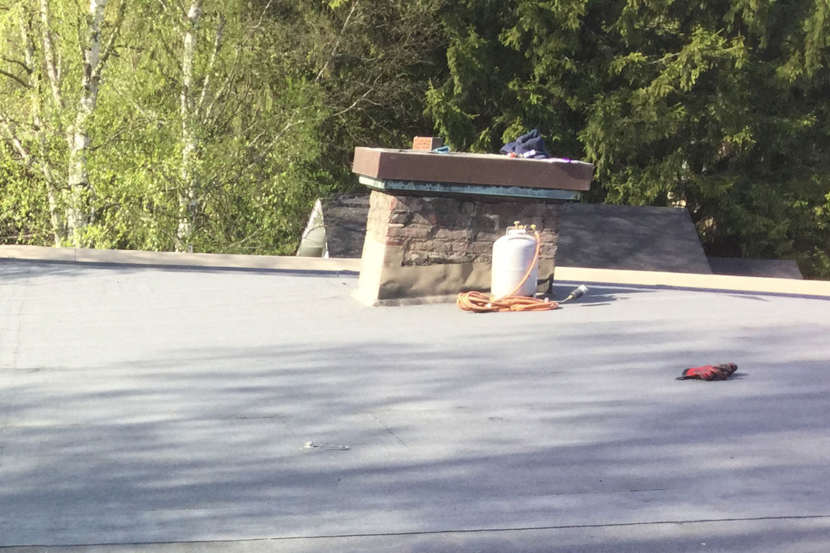 Bitumikattoremontti saaressa Kaarina