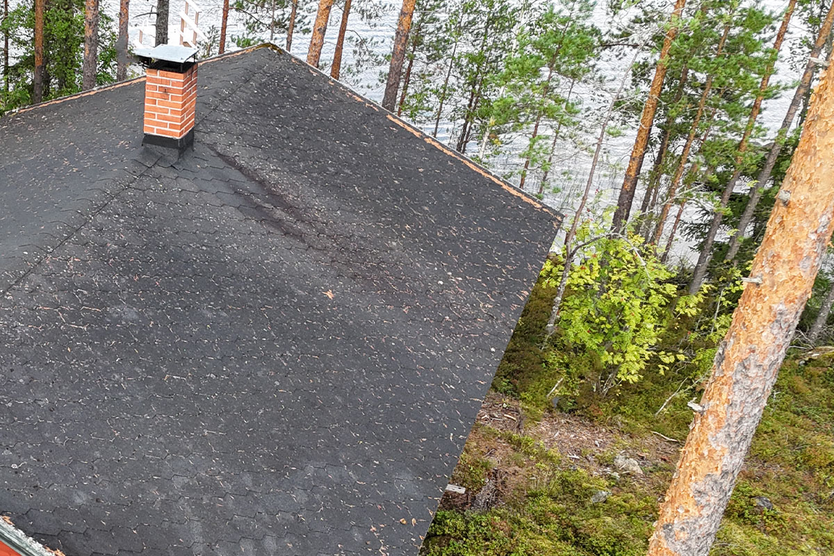 Huopakaton korjaus saaressa Pohjois-Karjala 