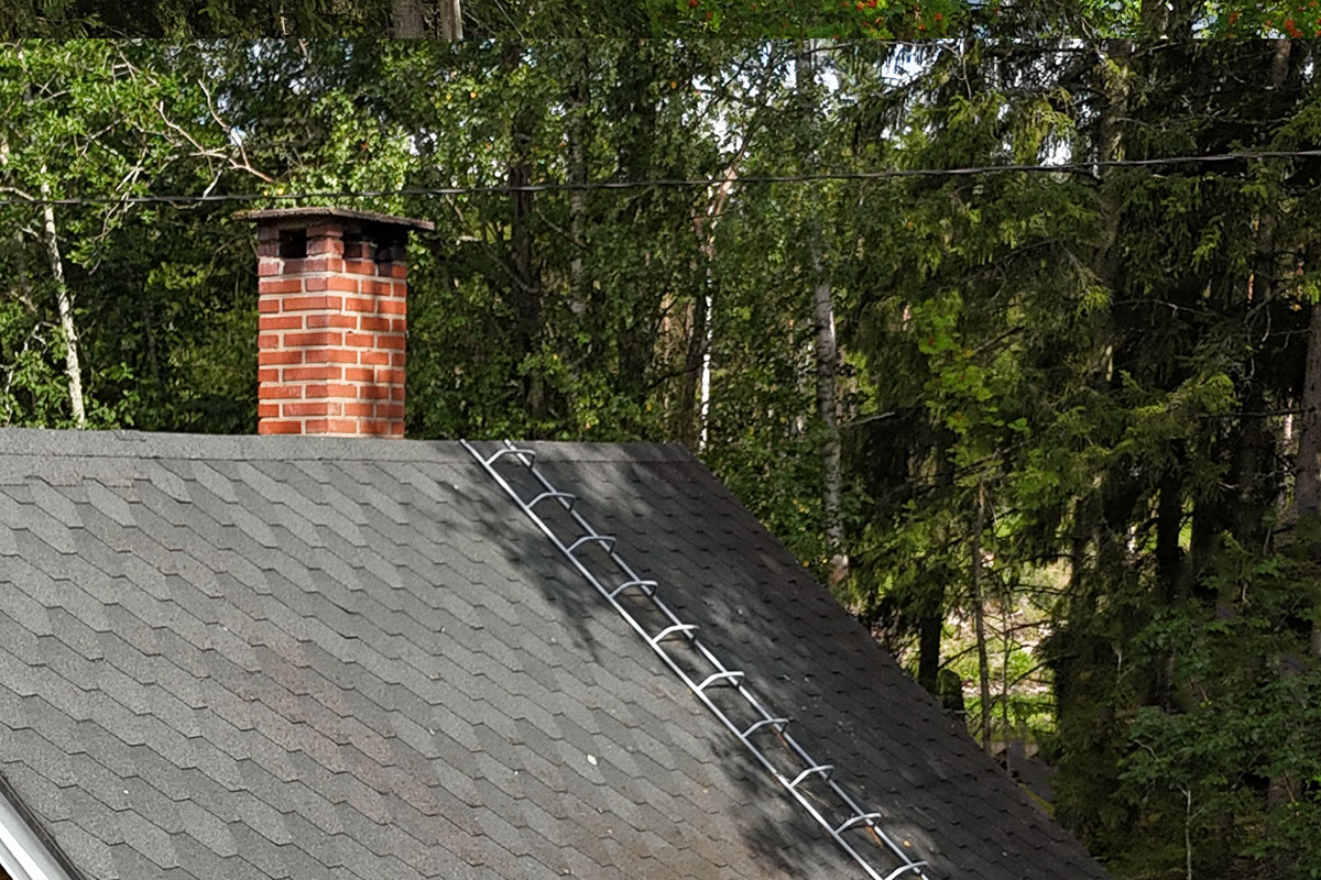 Huopakaton korjaus saaressa Kuhmoinen 