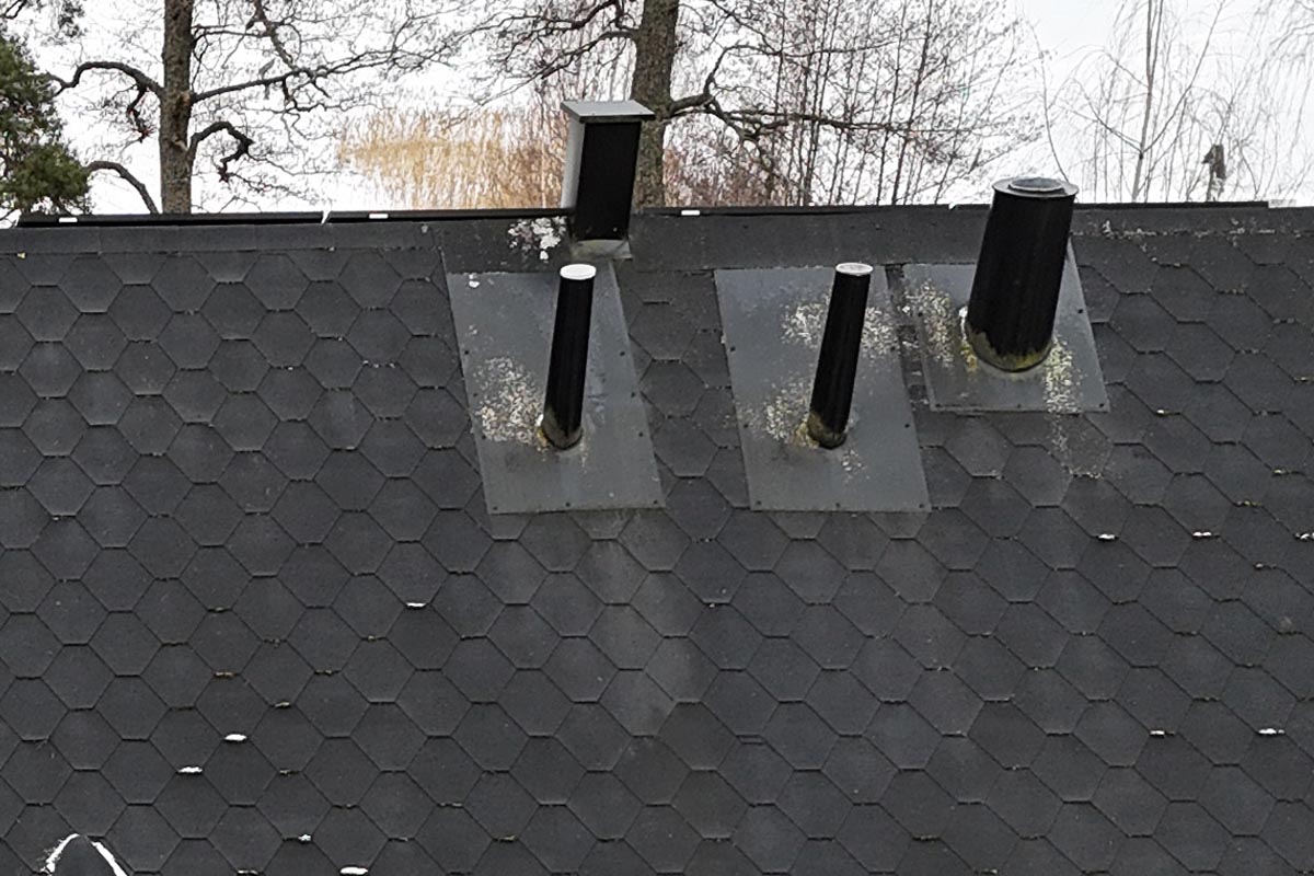 Omakotitalon, kesämökin huopakaton korjaus Inkoo 