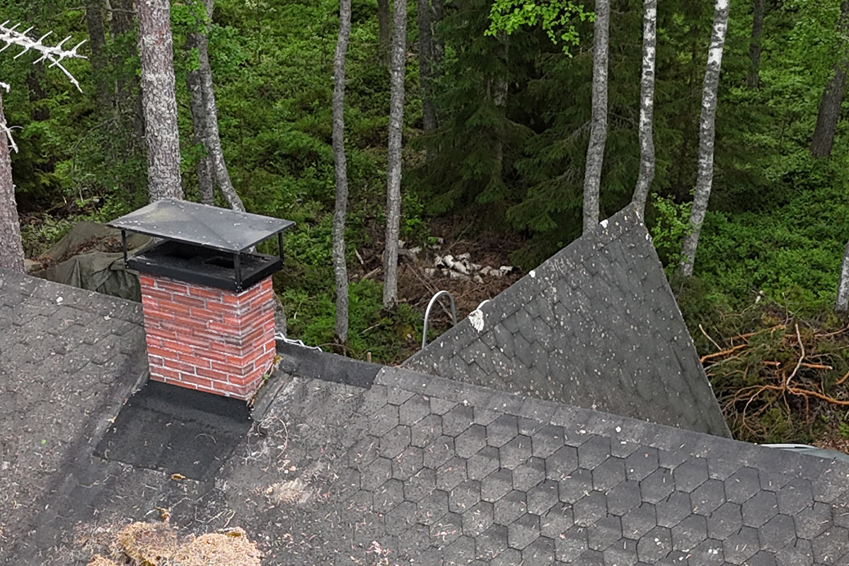 Omakotitalon, kesämökin huopakaton korjaus Inari 