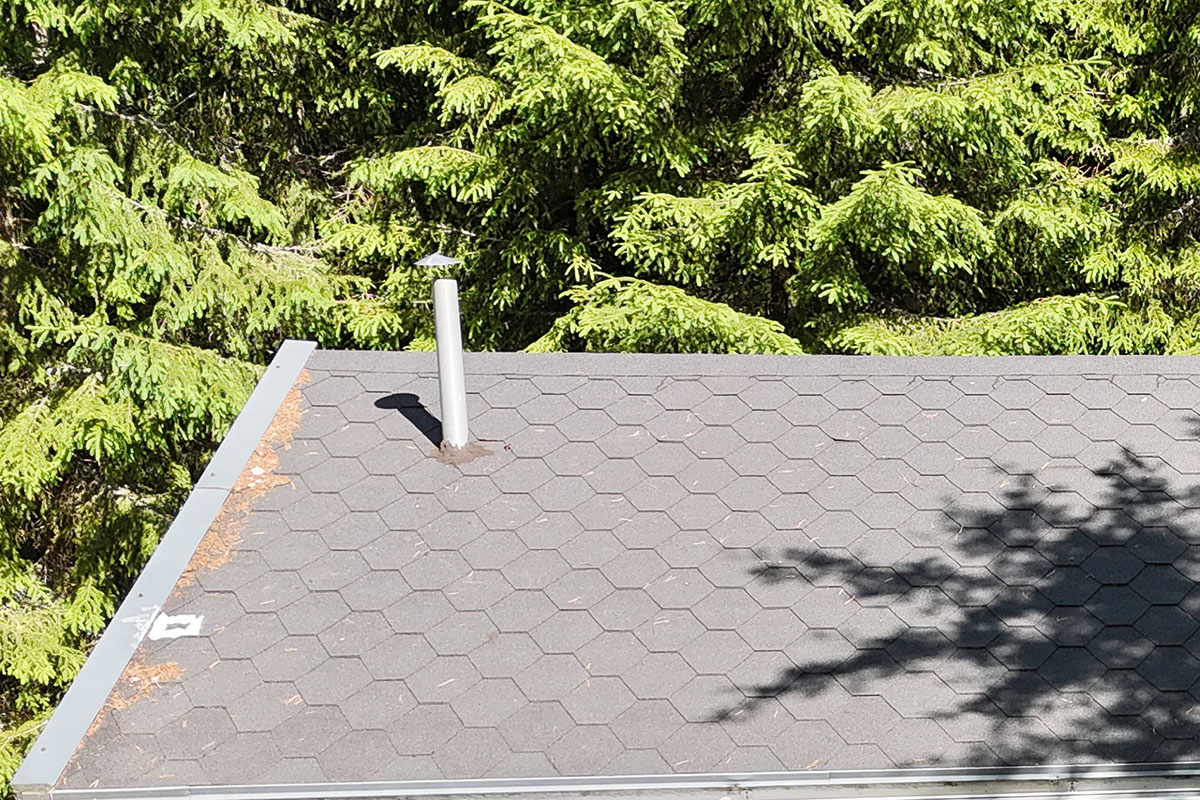 Huopakaton korjaus saaressa Pohja 