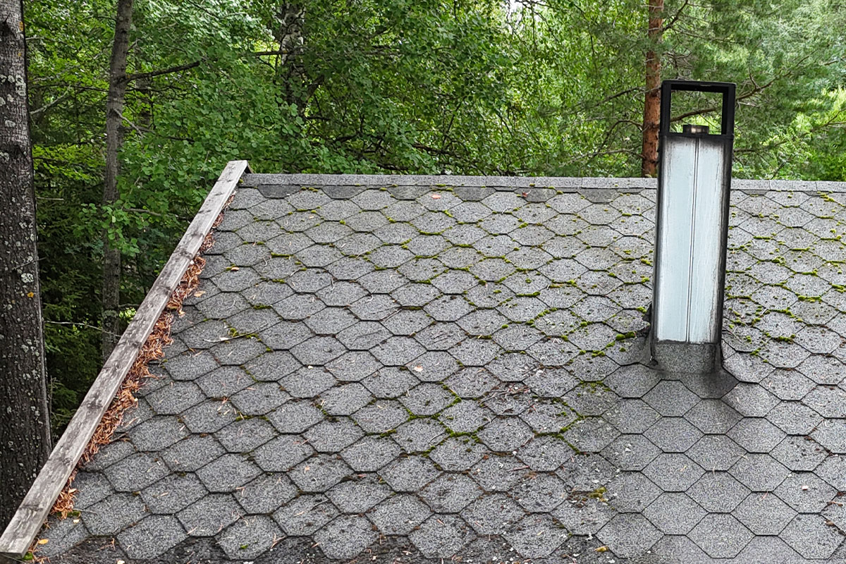 Huopakaton korjaus saaressa Mikkeli