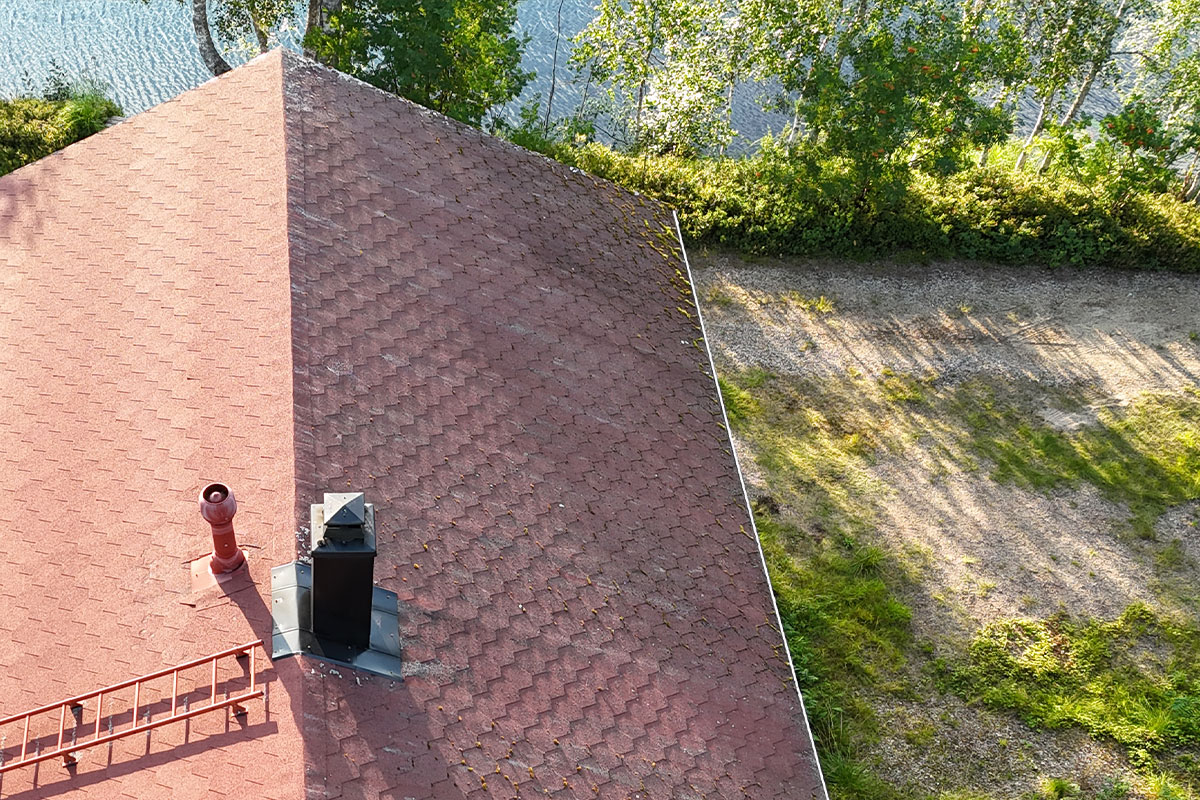 Omakotitalon, kesämökin huopakaton korjaus Pello