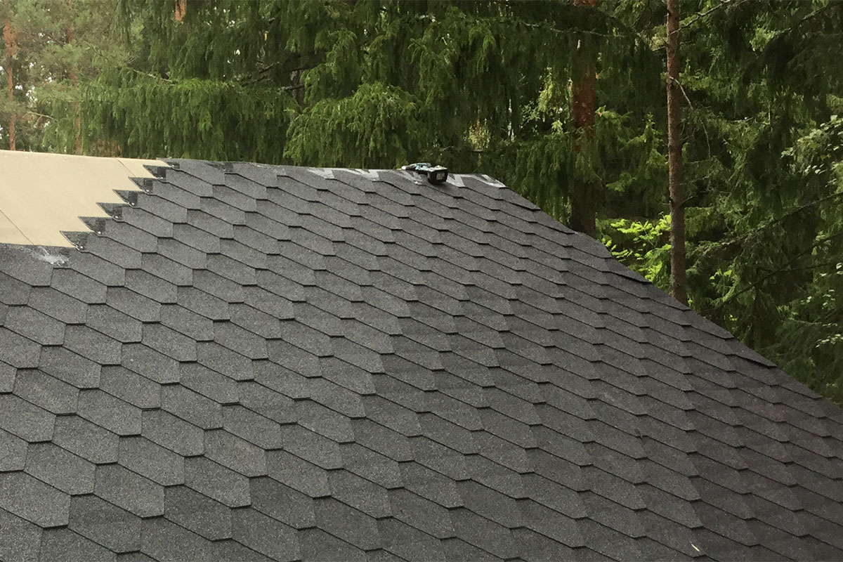 Bitumipaanukattoremontti Vuohijärvi 