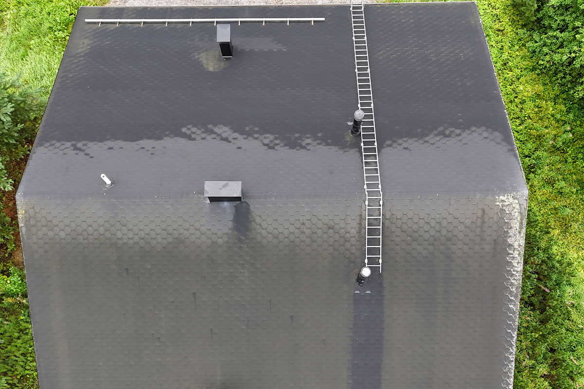 Omakotitalon, kesämökin huopakaton korjaus Pohja 