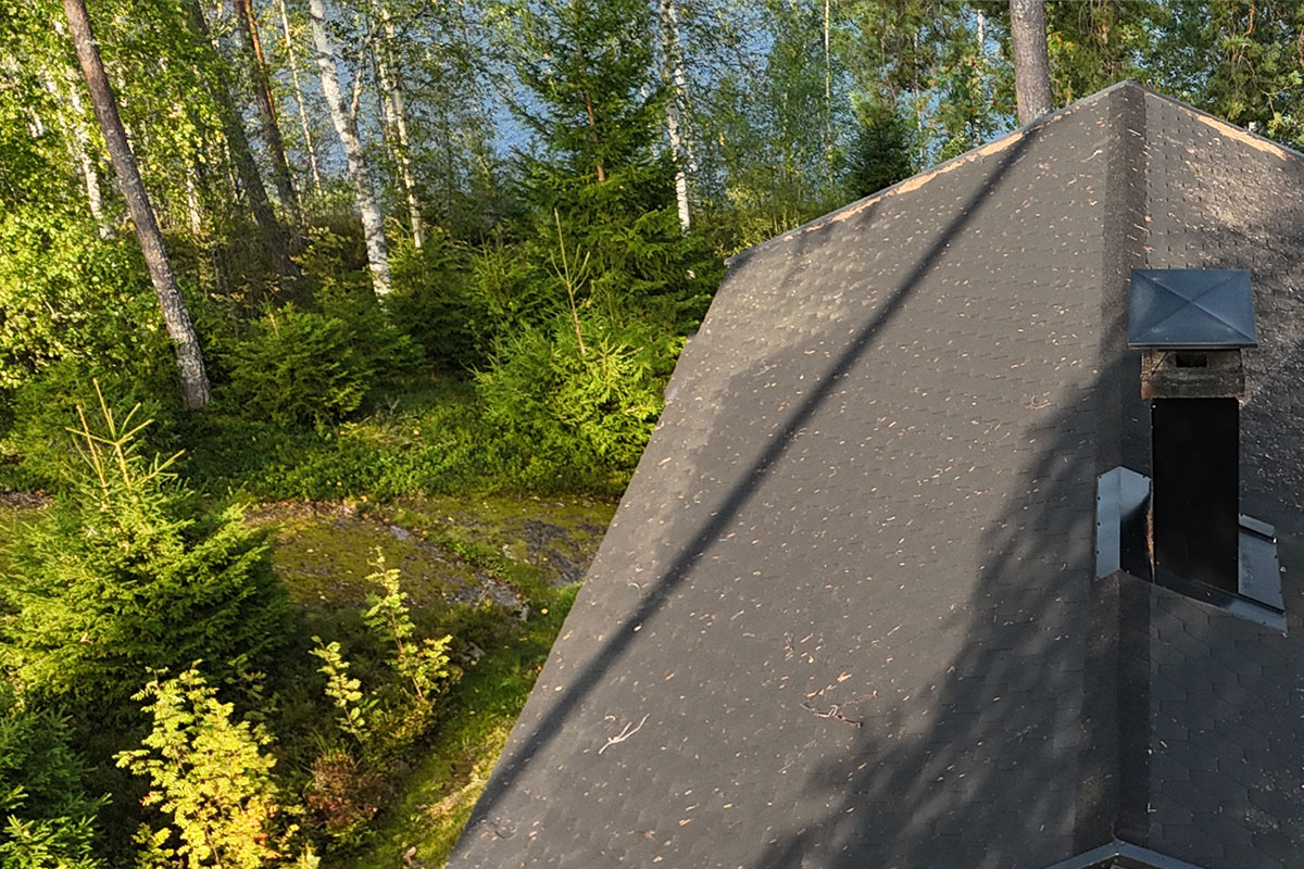 Omakotitalon, kesämökin huopakaton korjaus Kymenlaakso 