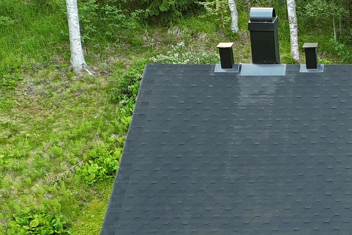Omakotitalon, kesämökin huopakaton korjaus Askola