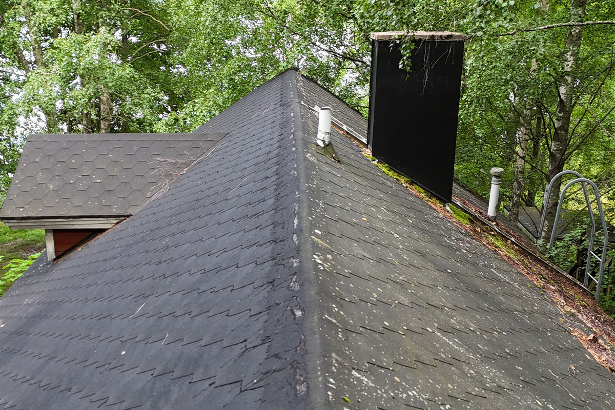 Huopakaton korjaus saaressa Lemu 