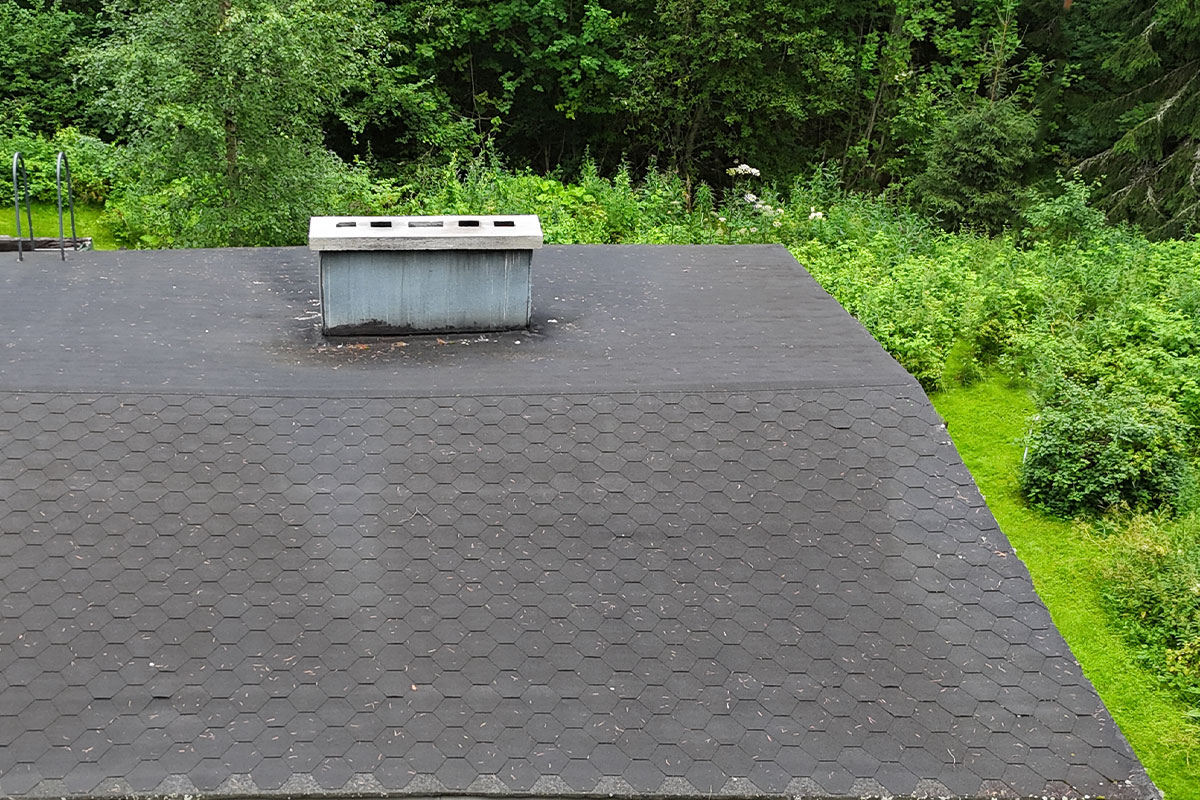 Huopakaton korjaus saaressa Vehmaa 