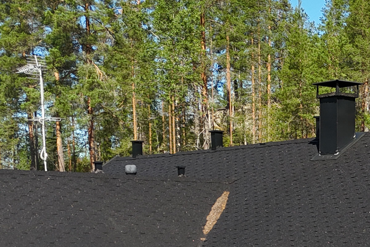 Huopakaton korjaus saaressa Enonkoski 