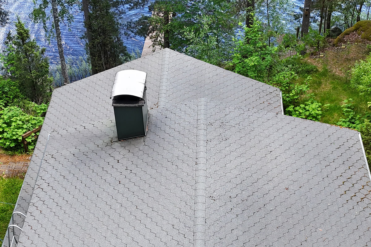 Omakotitalon, kesämökin huopakaton korjaus Fiskars 